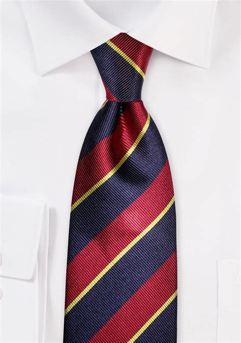 regimental stripe ties for men.